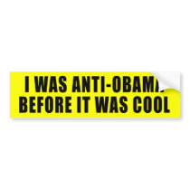 Anti-Obama Bumper Sticker