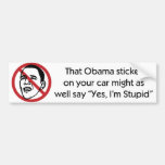 Anti Obama Bumper Sticker