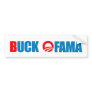 Anti-Obama Bumper Sticker: Buck Ofama