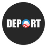 Anti-Obama bumper sticker - Deport Obama Now
