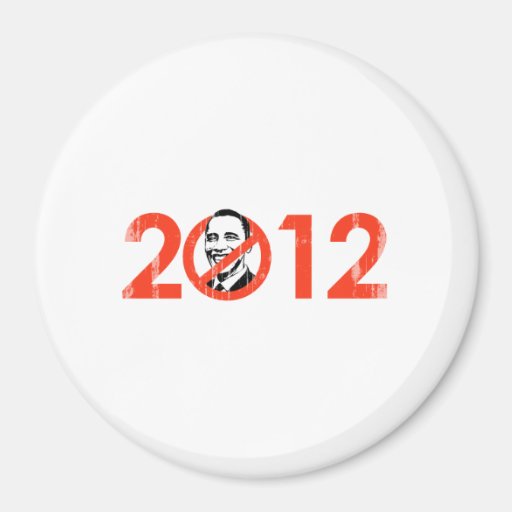 ANTI-OBAMA BUMPERSTICKER - 2012- Faded.png Magnets