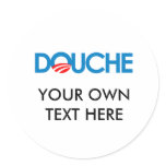 Anti-Obama Bumpersticker - Douche