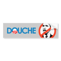 Anti-Obama Bumpersticker - Douche Bumper Sticker