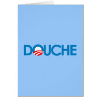Anti-Obama Bumpersticker - Douche Cards
