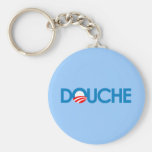 Anti-Obama Bumpersticker - Douche Keychain