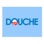 Anti-Obama Bumpersticker - Douche Postcards