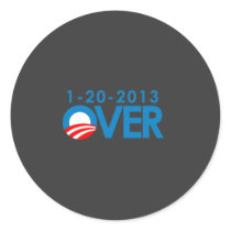 Anti-Obama Bumpersticker - Over 1-20-2013