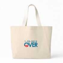 Anti-Obama Bumpersticker - Over 1-20-2013 Bag
