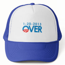 Anti-Obama Bumpersticker - Over 1-20-2013 Hats