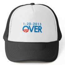 Anti-Obama Bumpersticker - Over 1-20-2013 Trucker Hat
