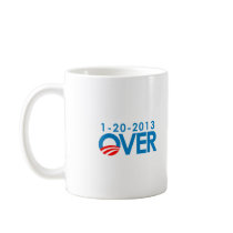 Anti-Obama Bumpersticker - Over 1-20-2013 Mugs