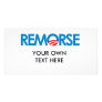 Anti-Obama Bumpersticker - Remorse Photo Greeting Card