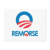 Anti-Obama Bumpersticker - Remorse Postcards