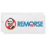 Anti-Obama Bumpersticker - Remorse Custom Rack Cards