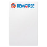Anti-Obama Bumpersticker - Remorse Personalized Stationery