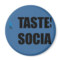 Anti-Obama Bumpersticker - Tastes like Socialism Fridge Magnet