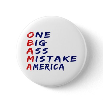 Anti Obama Button by antiobamastuff