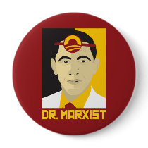 Anti-Obama: Doctor Marxist Button