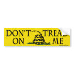 anti Obama "Dont Tread Yellow" bumper sticker