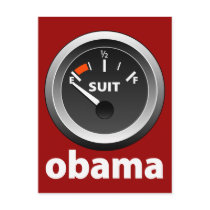 Anti-Obama: Empty Suit Postcard
