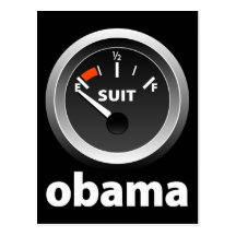 Anti-Obama: Empty Suit Postcard