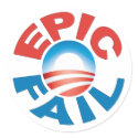 Anti-Obama Epic Fail stickers