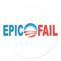 Anti-Obama Epic Fail stickers