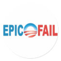 Anti-Obama Epic Fail stickers