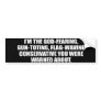 Anti-Obama - God fearing conservative Bumpersticke Bumper Stickers