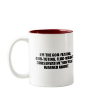 Anti-Obama - God fearing conservative Mugs