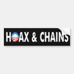 Anti Obama “Hoax & Chains” Bumper Sticker