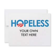 Anti-Obama - HOPELESS Personalized Invites