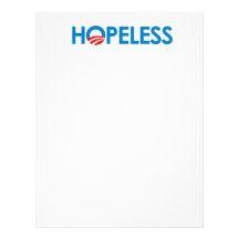 Anti-Obama - HOPELESS Letterhead Design