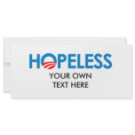 Anti-Obama - HOPELESS rack cards