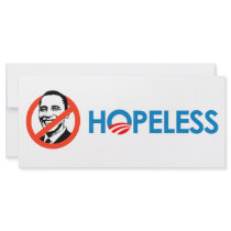 Anti-Obama - HOPELESS Custom Rack Card