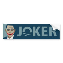 Anti-Obama Joker Bumper Sticker