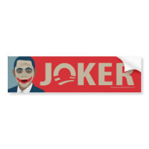 Anti-Obama Joker Bumper Sticker