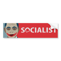 Anti-Obama Joker Socialist Bumper Stickers