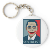 Anti-Obama Joker Socialist Keychains