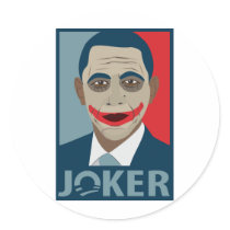 Anti-Obama Joker Sticker