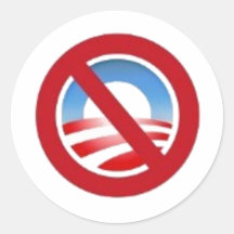 Anti-obama logo sticker