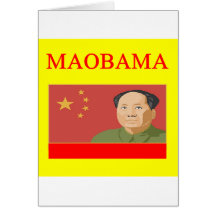 anti obama MAOBAMA Greeting Cards