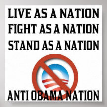 Anti Obama Nation Poster