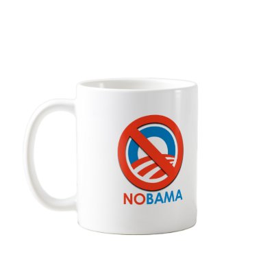 ANTI-OBAMA - NOBAMA COFFEE MUG by antiobama