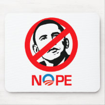 Anti-Obama - Nope Mouse Pad