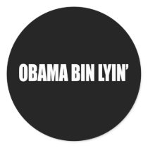 Anti-Obama - obama bin lyin' Stickers
