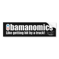 Anti Obama Obamanomics Economy Bumper Stickers