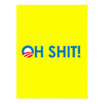 Anti-Obama - Oh Shit Postcards