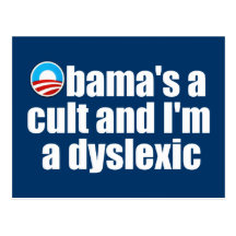 Anti Obama Postcard