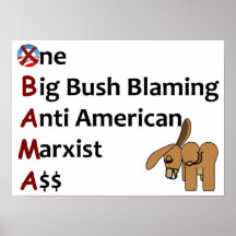 Anti Obama Print